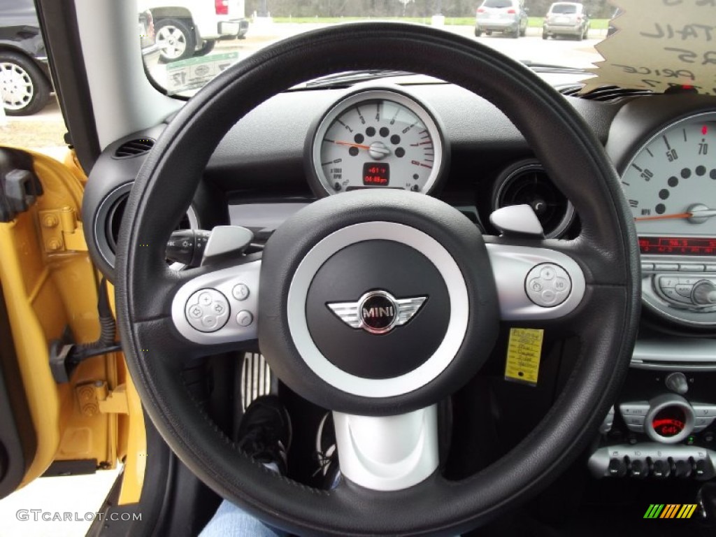 2007 Cooper S Hardtop - Mellow Yellow / Grey/Carbon Black photo #10