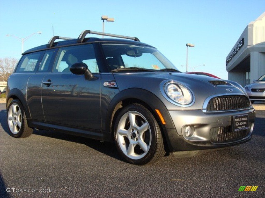 2010 Cooper S Clubman - Dark Silver Metallic / Grey/Carbon Black photo #1