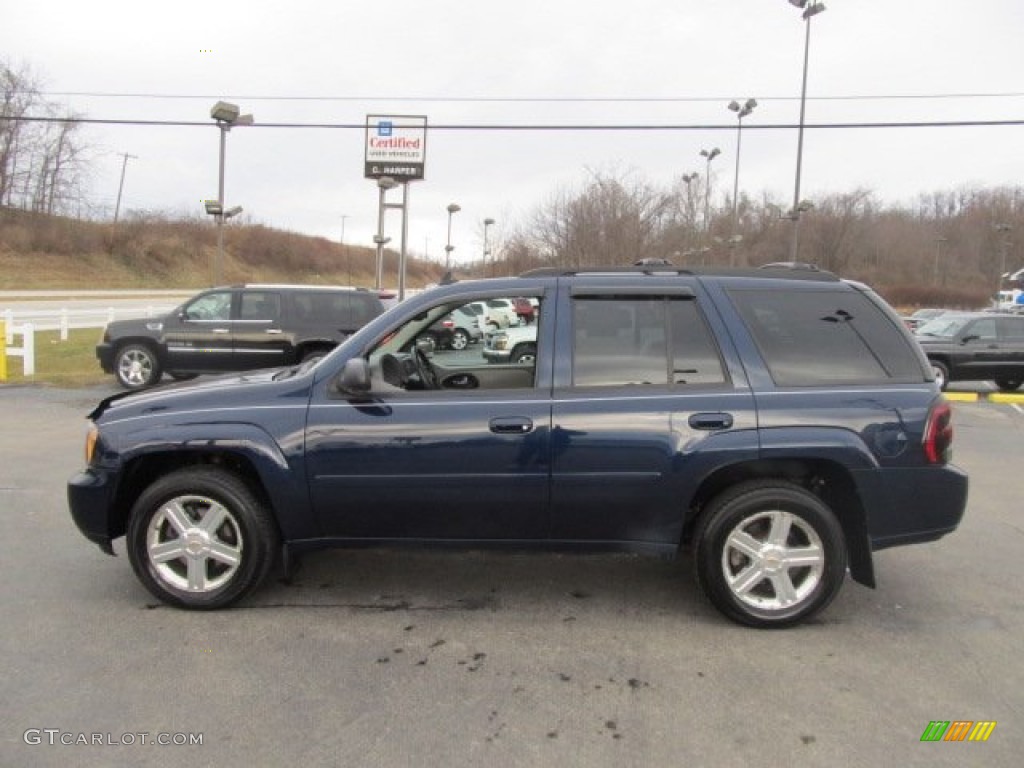 Imperial Blue Metallic 2007 Chevrolet TrailBlazer LT 4x4 Exterior Photo #61318592