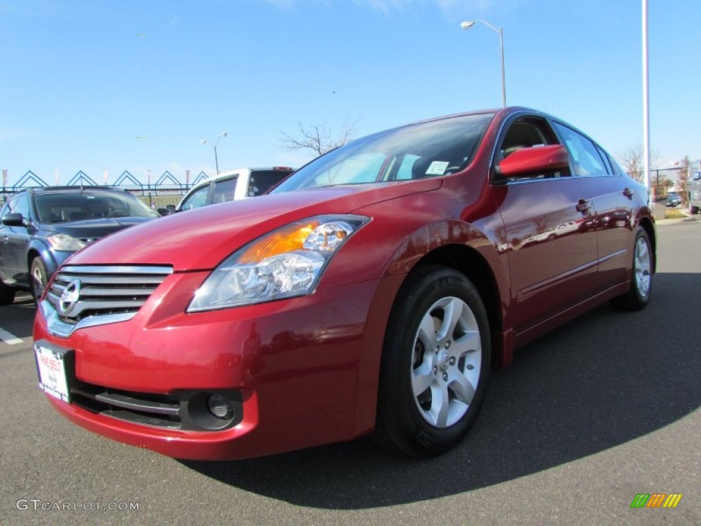 2009 Altima 2.5 SL - Red Brick Metallic / Charcoal photo #1