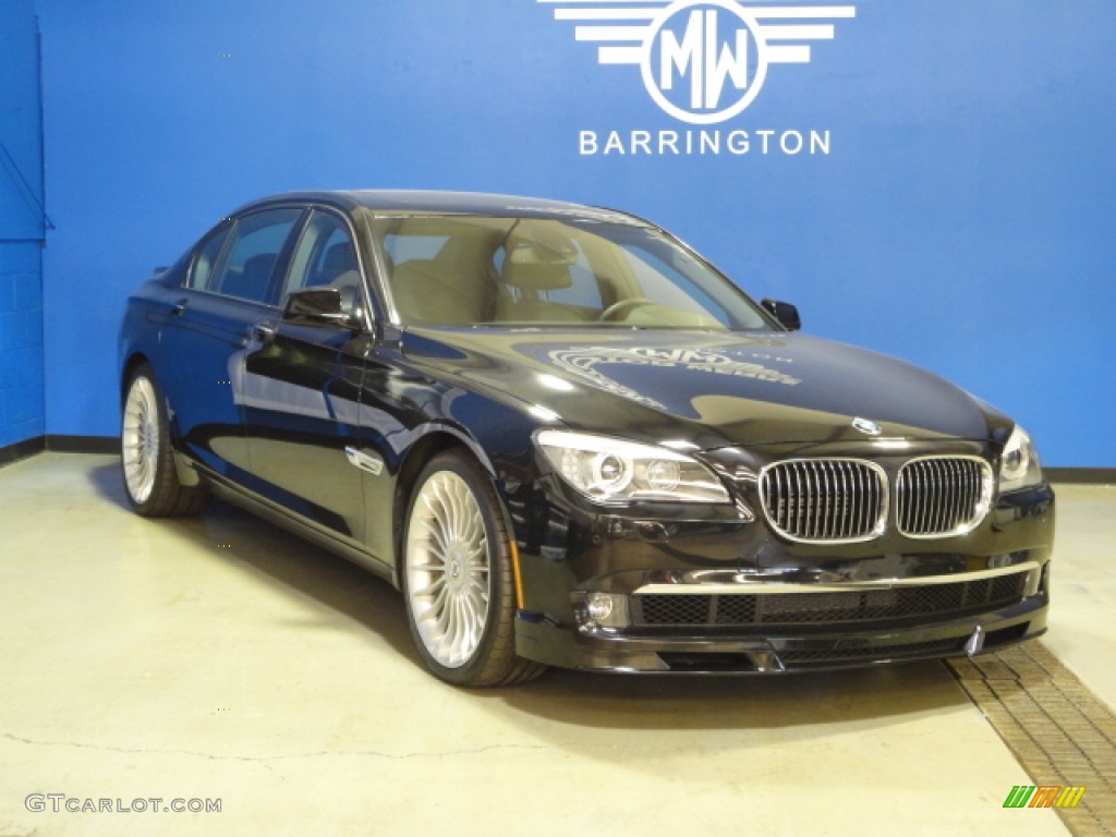 2012 7 Series Alpina B7 LWB - Black Sapphire Metallic / Black photo #1