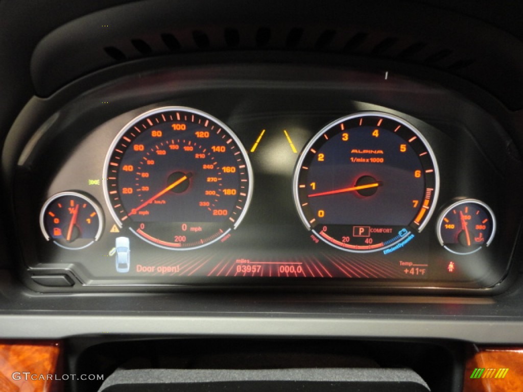 2012 BMW 7 Series Alpina B7 LWB Gauges Photos