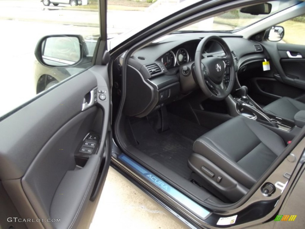 Ebony Interior 2012 Acura TSX Sport Wagon Photo #61320473