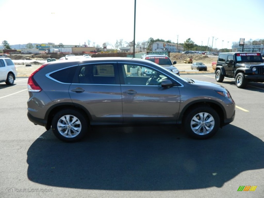 2012 CR-V EX - Urban Titanium Metallic / Beige photo #6