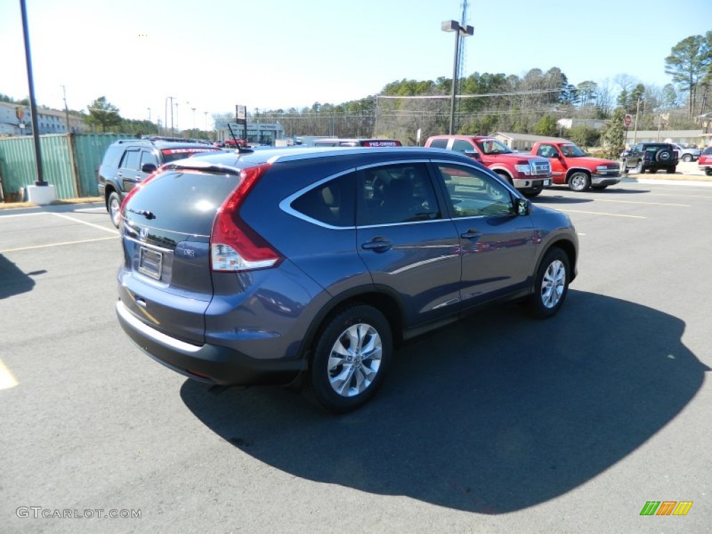 2012 CR-V EX-L - Twilight Blue Metallic / Gray photo #5