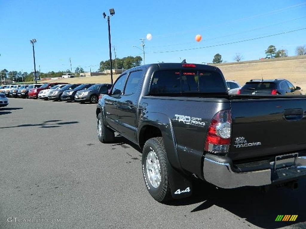 2012 Tacoma V6 TRD Double Cab 4x4 - Magnetic Gray Mica / Graphite photo #4