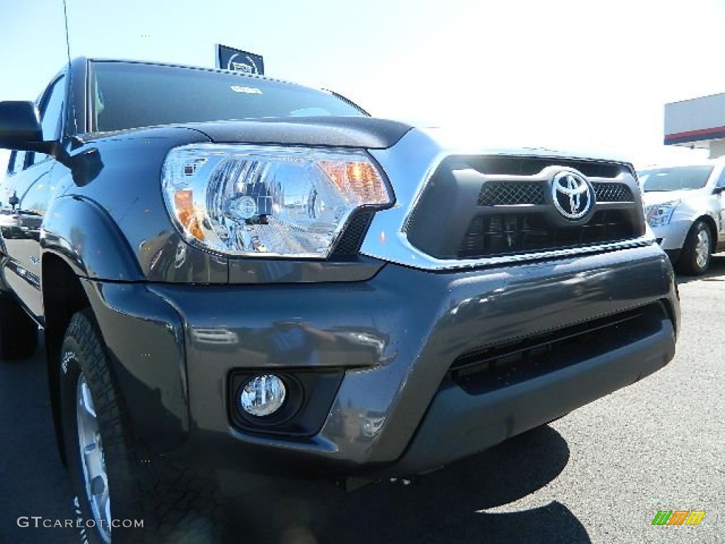 2012 Tacoma V6 TRD Double Cab 4x4 - Magnetic Gray Mica / Graphite photo #8