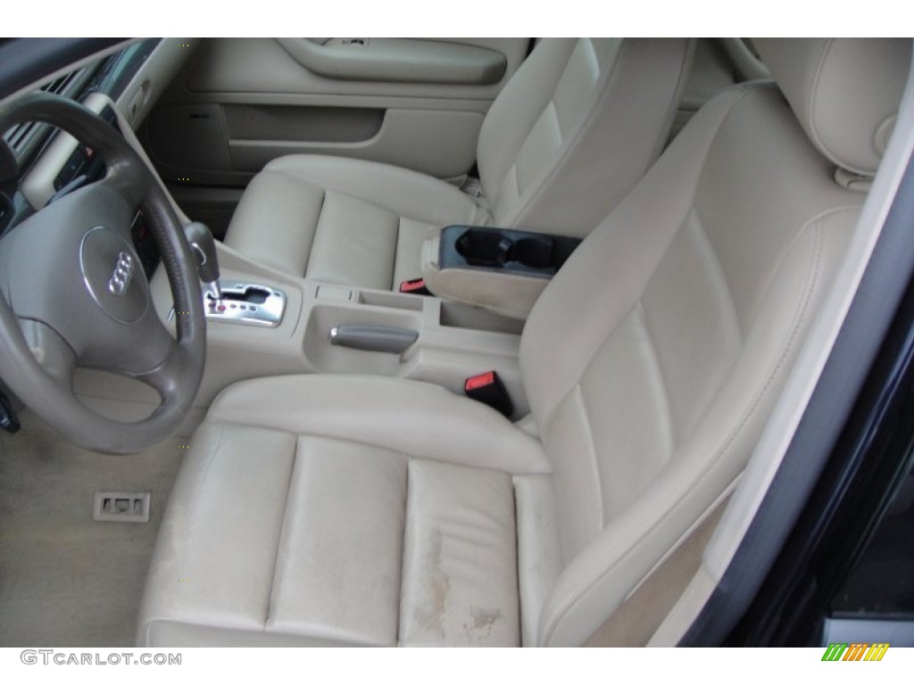 2003 A4 1.8T quattro Sedan - Ming Blue Pearl Effect / Beige photo #5