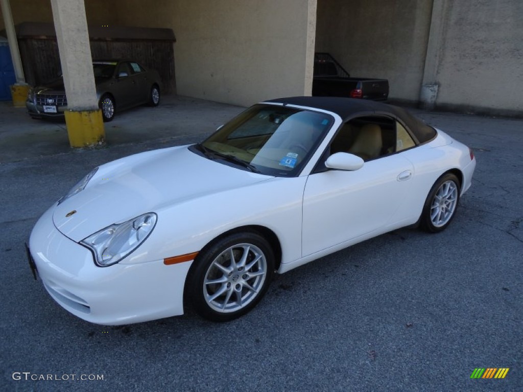 Carrara White 2004 Porsche 911 Carrera Cabriolet Exterior Photo #61324610