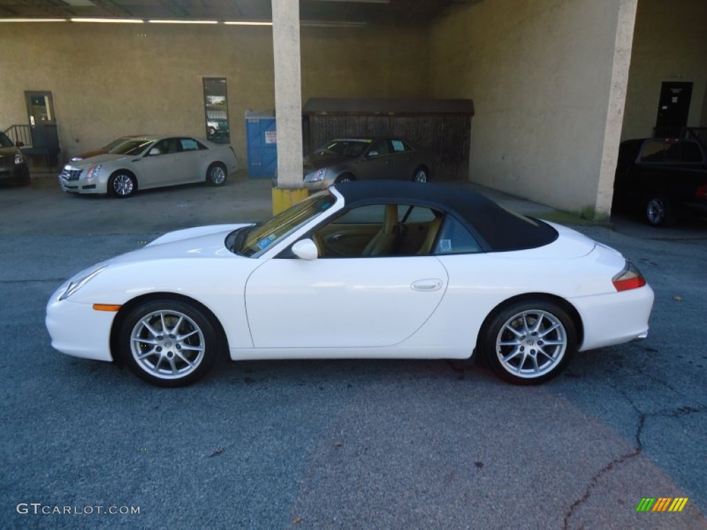 Carrara White 2004 Porsche 911 Carrera Cabriolet Exterior Photo #61324670