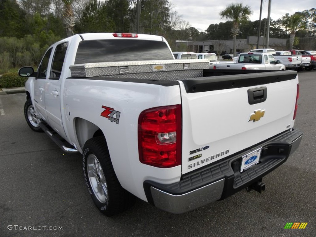 2008 Silverado 1500 LTZ Crew Cab 4x4 - Summit White / Light Titanium/Dark Titanium photo #17