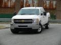 2008 Summit White Chevrolet Silverado 2500HD LT Crew Cab  photo #2