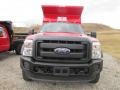 Vermillion Red - F550 Super Duty XL Regular Cab 4x4 Dump Truck Photo No. 7