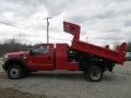 Vermillion Red - F550 Super Duty XL Regular Cab 4x4 Dump Truck Photo No. 8