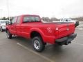 2012 Vermillion Red Ford F350 Super Duty XL SuperCab 4x4  photo #11