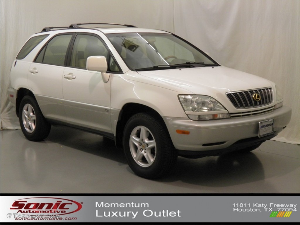 2001 RX 300 - White Gold Crystal / Ivory photo #1