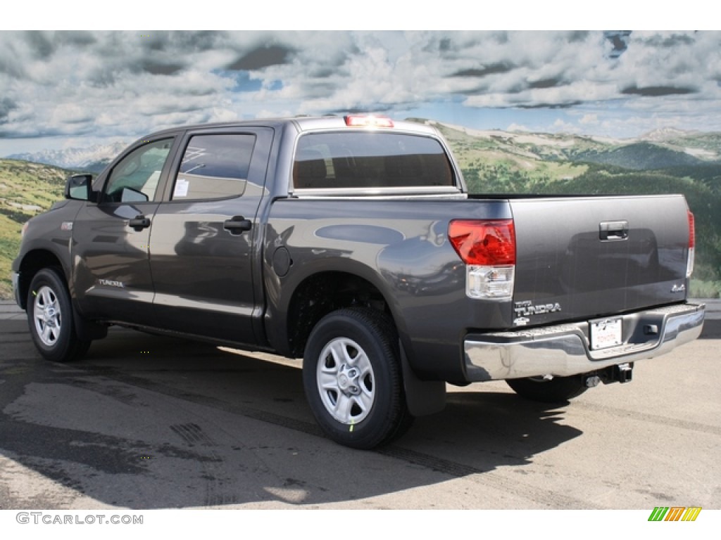 2012 Tundra CrewMax 4x4 - Magnetic Gray Metallic / Black photo #3