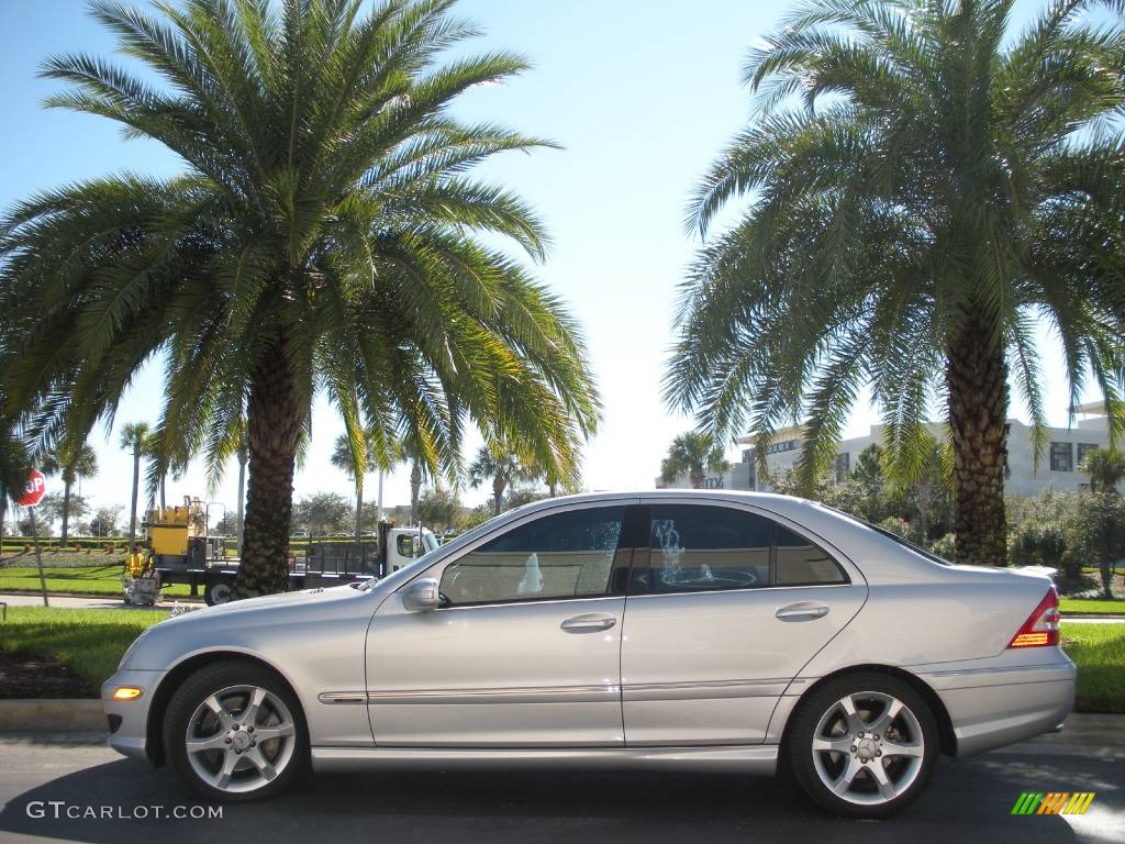 2007 C 230 Sport - Iridium Silver Metallic / Black photo #1