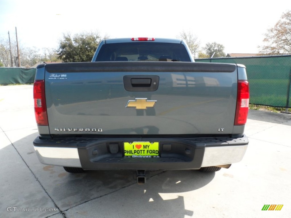2009 Silverado 1500 LT Crew Cab - Blue Granite Metallic / Ebony photo #4