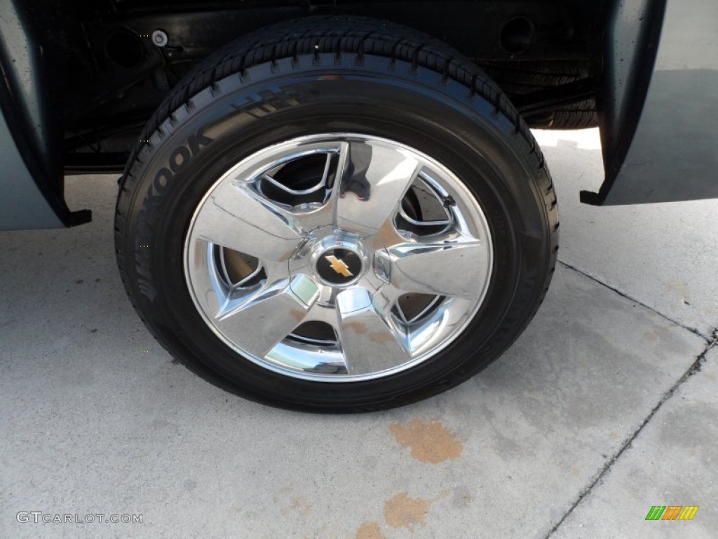 2009 Silverado 1500 LT Crew Cab - Blue Granite Metallic / Ebony photo #13