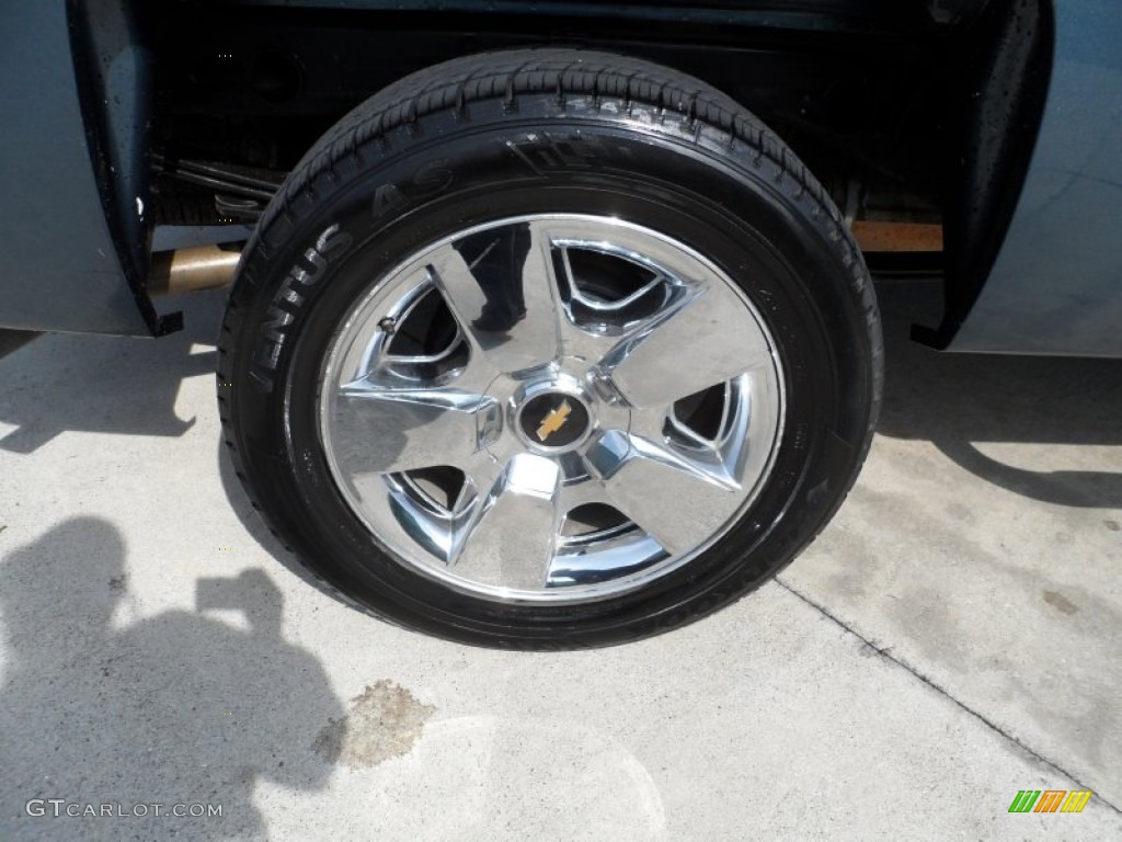 2009 Silverado 1500 LT Crew Cab - Blue Granite Metallic / Ebony photo #14