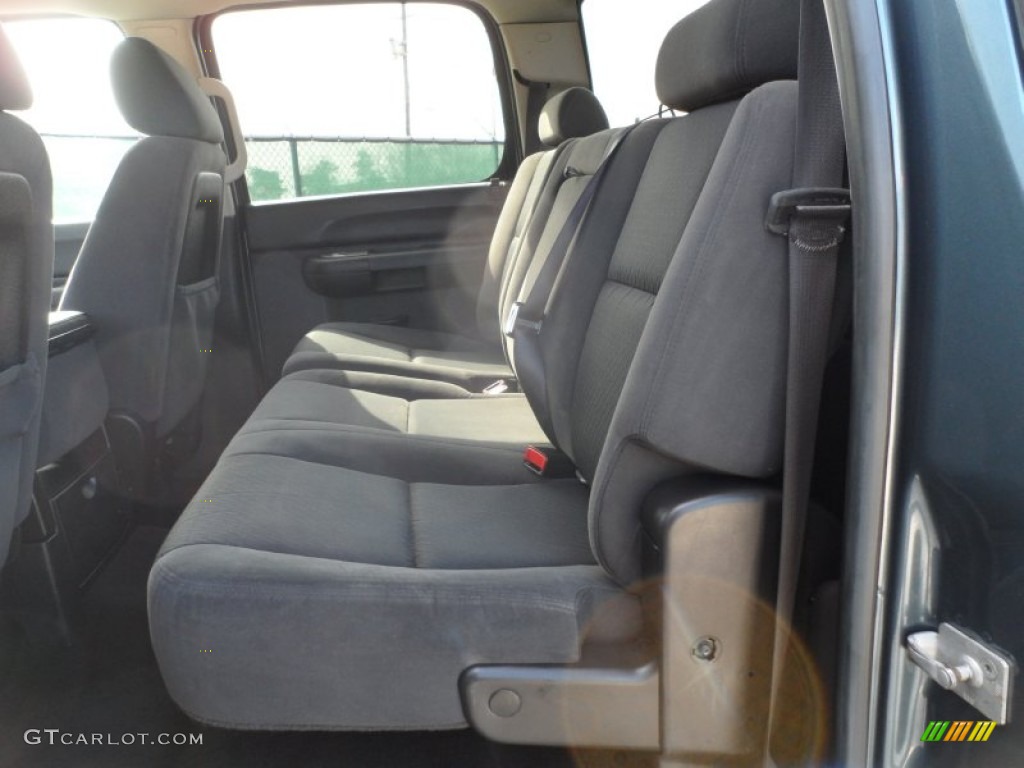 2009 Silverado 1500 LT Crew Cab - Blue Granite Metallic / Ebony photo #33