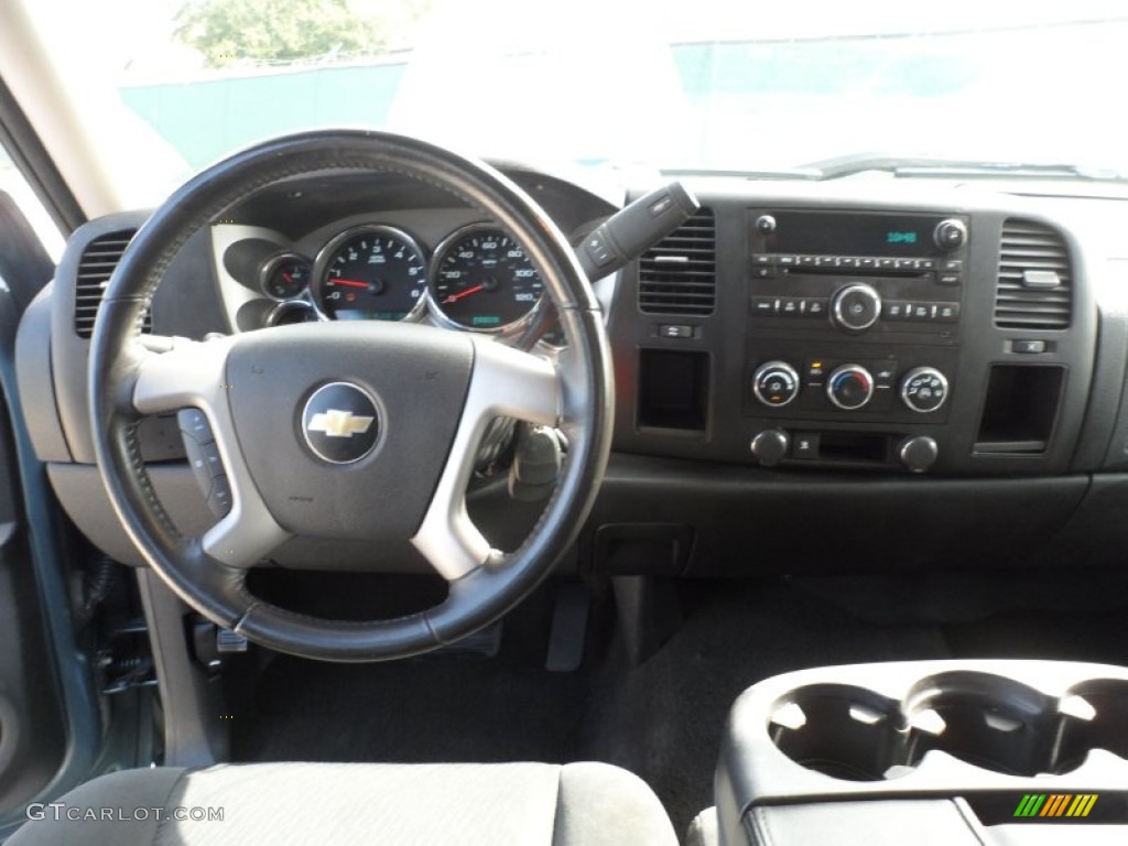 2009 Silverado 1500 LT Crew Cab - Blue Granite Metallic / Ebony photo #38