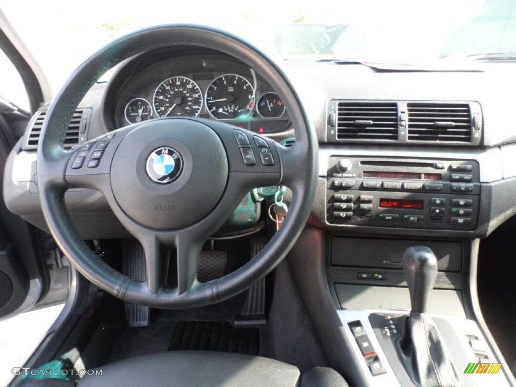 2005 3 Series 330i Sedan - Silver Grey Metallic / Anthracite Black photo #35