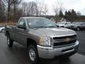 2012 Graystone Metallic Chevrolet Silverado 2500HD Work Truck Regular Cab 4x4  photo #4