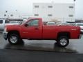 Victory Red 2012 Chevrolet Silverado 2500HD Work Truck Regular Cab 4x4