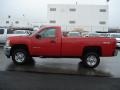 2012 Victory Red Chevrolet Silverado 2500HD Work Truck Regular Cab 4x4  photo #1