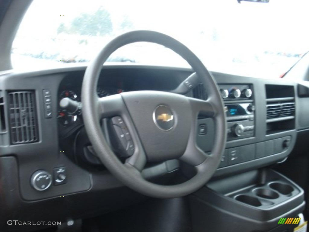 2012 Express 2500 Cargo Van - Victory Red / Medium Pewter photo #10