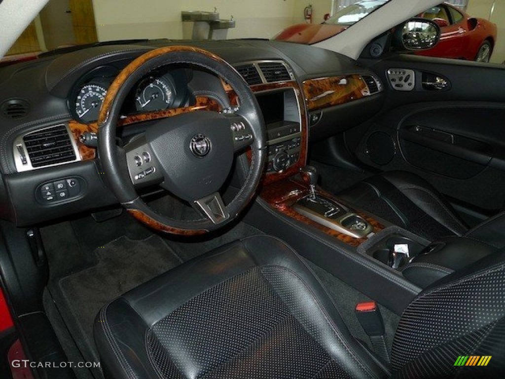 Charcoal Interior 2007 Jaguar XK XK8 Coupe Photo #61336442