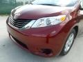 2012 Salsa Red Pearl Toyota Sienna LE  photo #10