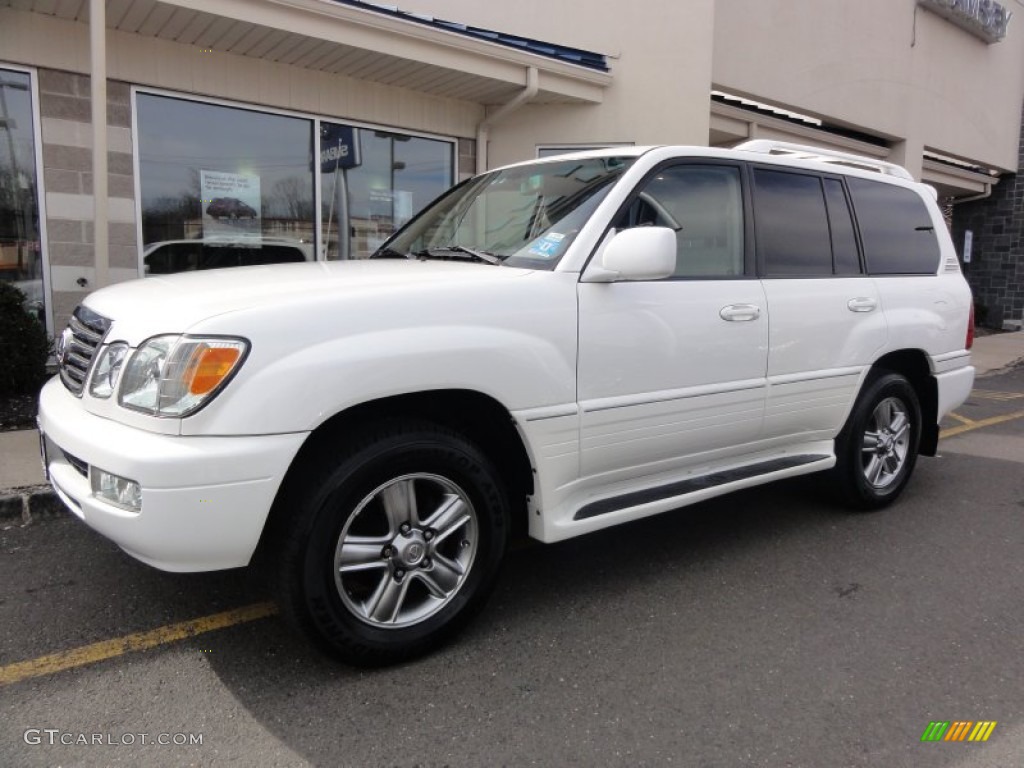 2007 LX 470 - Crystal White / Ivory photo #2