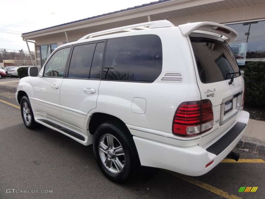 2007 LX 470 - Crystal White / Ivory photo #4
