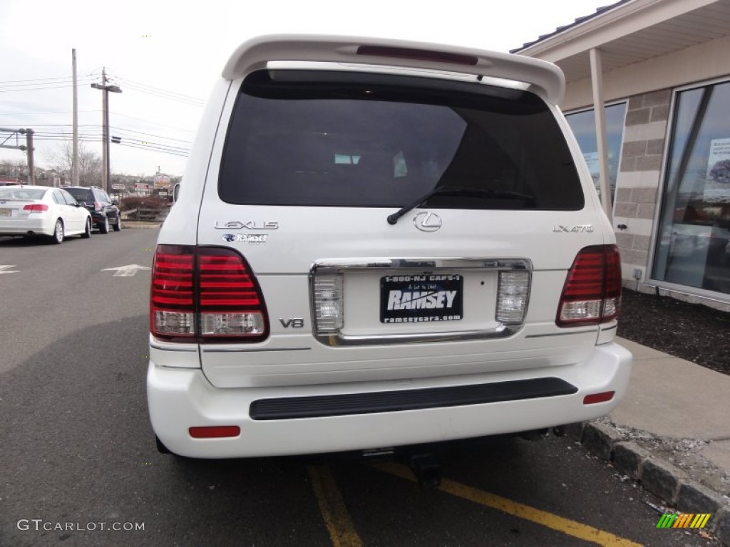 2007 LX 470 - Crystal White / Ivory photo #5