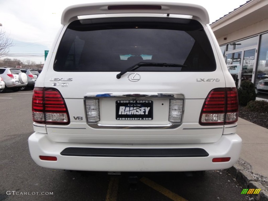 2007 LX 470 - Crystal White / Ivory photo #6