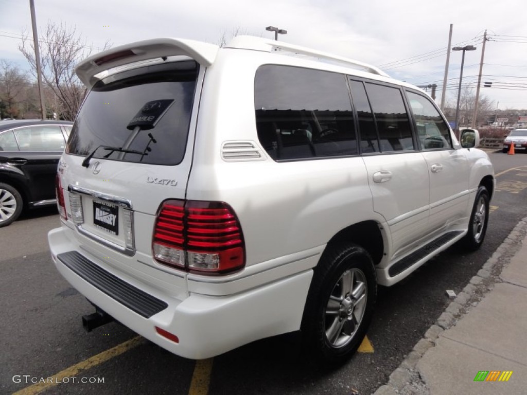 2007 LX 470 - Crystal White / Ivory photo #7