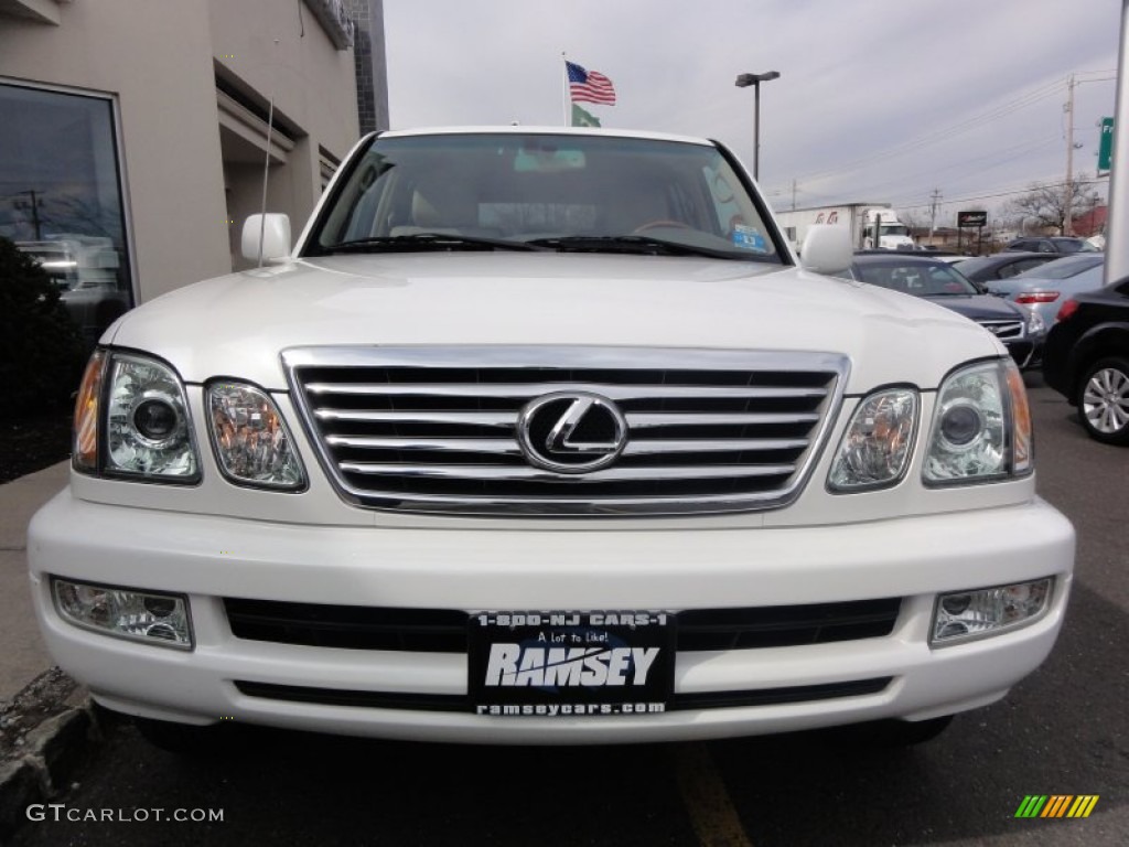 2007 LX 470 - Crystal White / Ivory photo #10