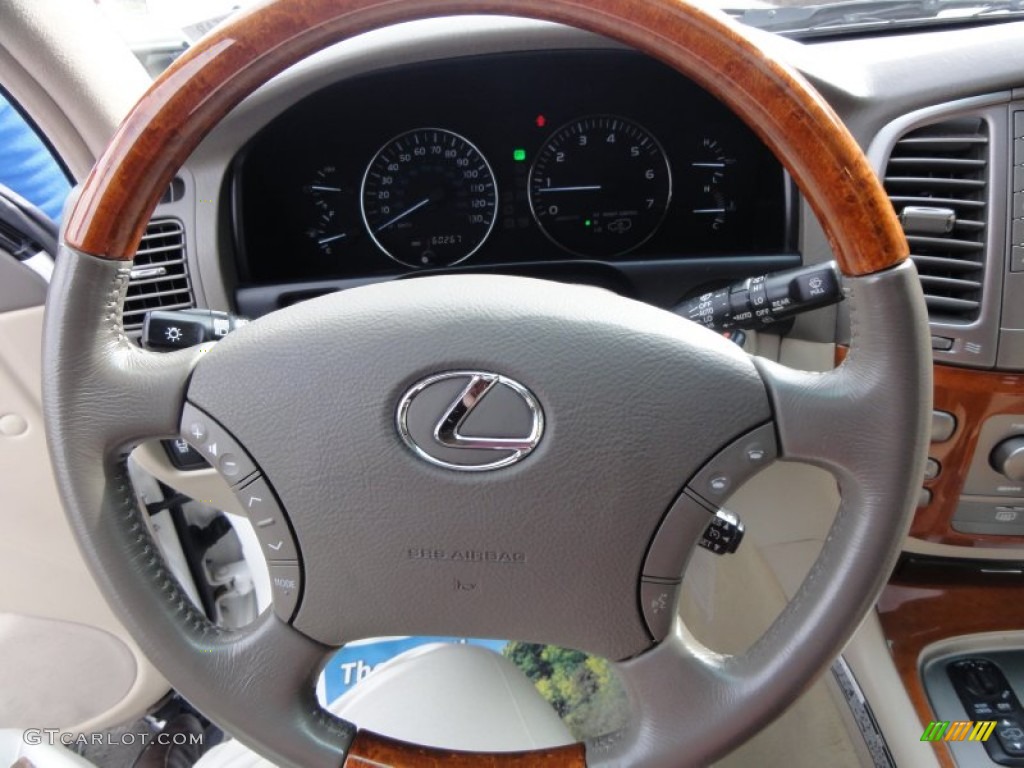 2007 LX 470 - Crystal White / Ivory photo #19