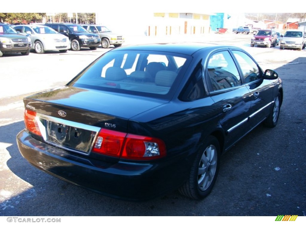 2006 Optima EX V6 - Olive Green / Beige photo #11