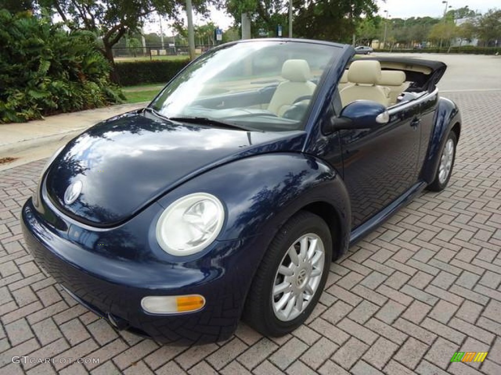 Galactic Blue Metallic 2005 Volkswagen New Beetle GLS Convertible Exterior Photo #61341890