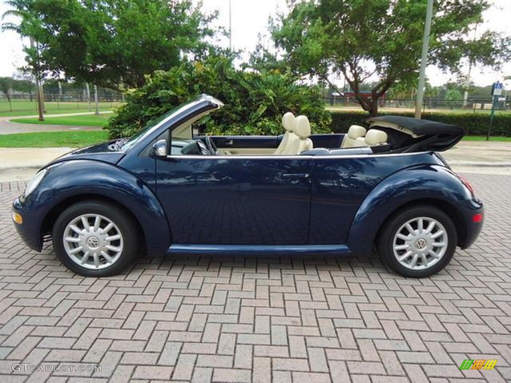 Galactic Blue Metallic 2005 Volkswagen New Beetle GLS Convertible Exterior Photo #61341899