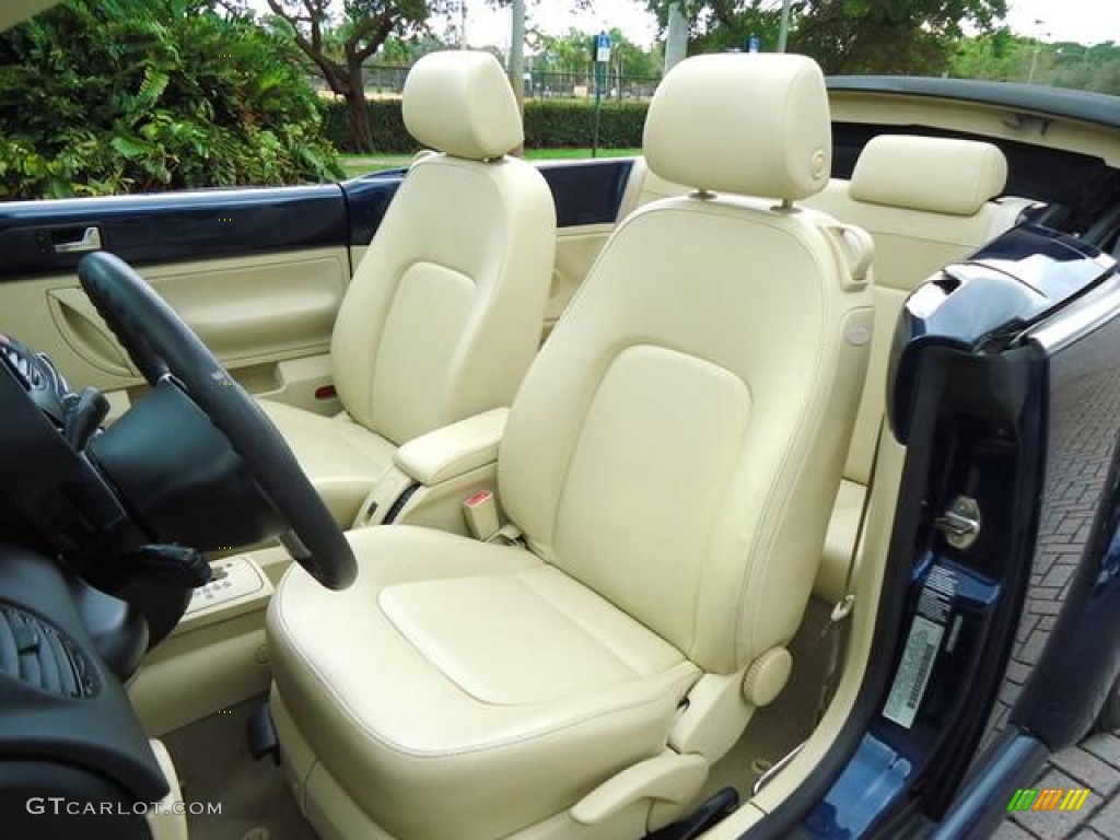 Cream Beige Interior 2005 Volkswagen New Beetle GLS Convertible Photo #61341902