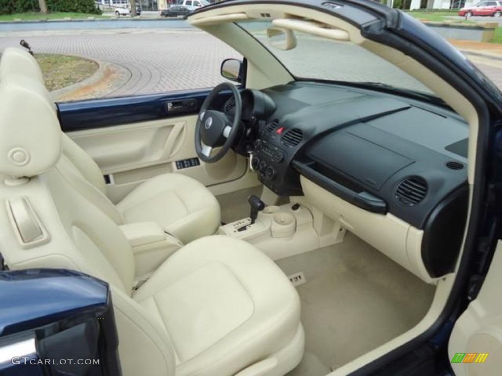 Cream Beige Interior 2005 Volkswagen New Beetle GLS Convertible Photo #61341905