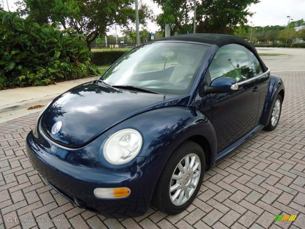Galactic Blue Metallic 2005 Volkswagen New Beetle GLS Convertible Exterior Photo #61341914