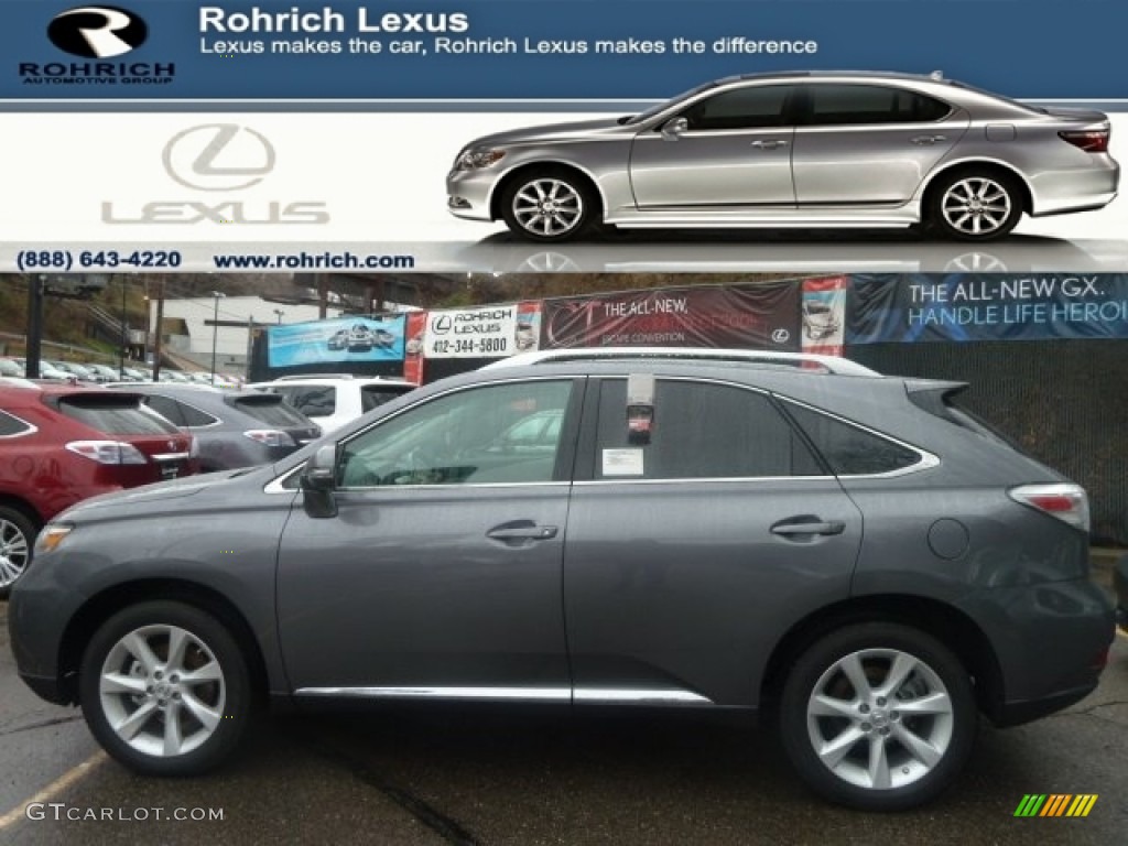 2012 RX 350 AWD - Nebula Gray Pearl / Black photo #1