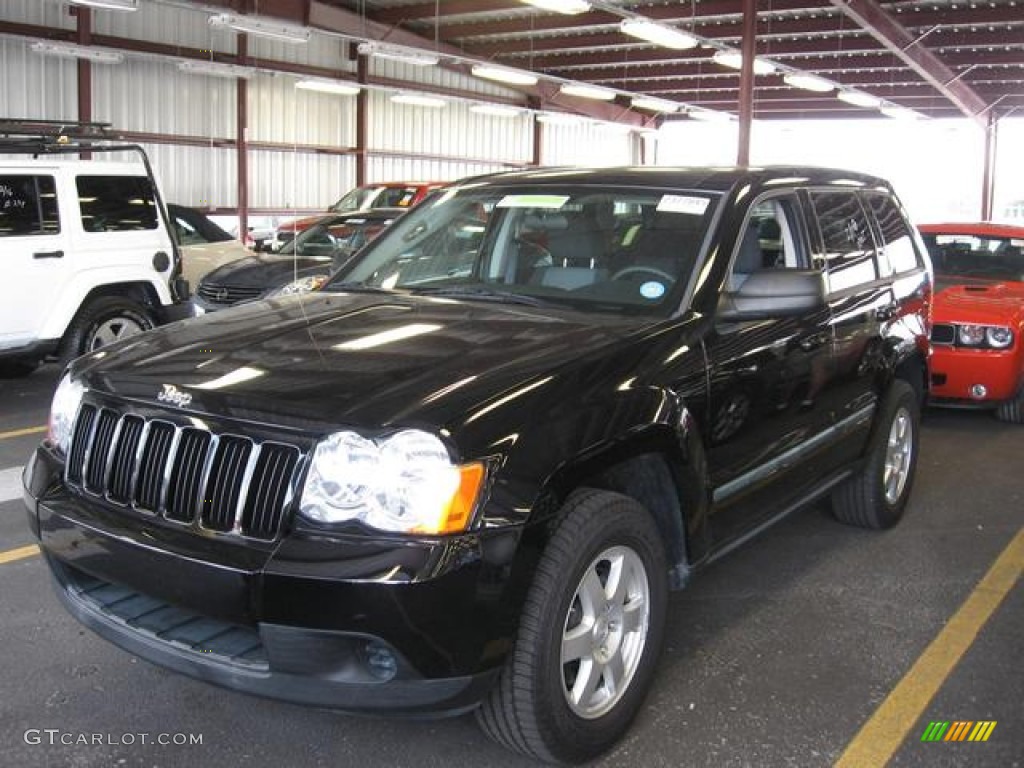 2008 Grand Cherokee Laredo - Black / Dark Slate Gray photo #1
