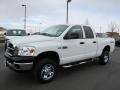 2009 Bright White Dodge Ram 2500 SXT Quad Cab 4x4  photo #3